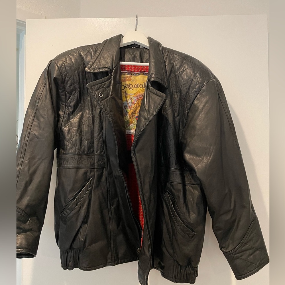 Bagatelle vintage 80’s leather jacket